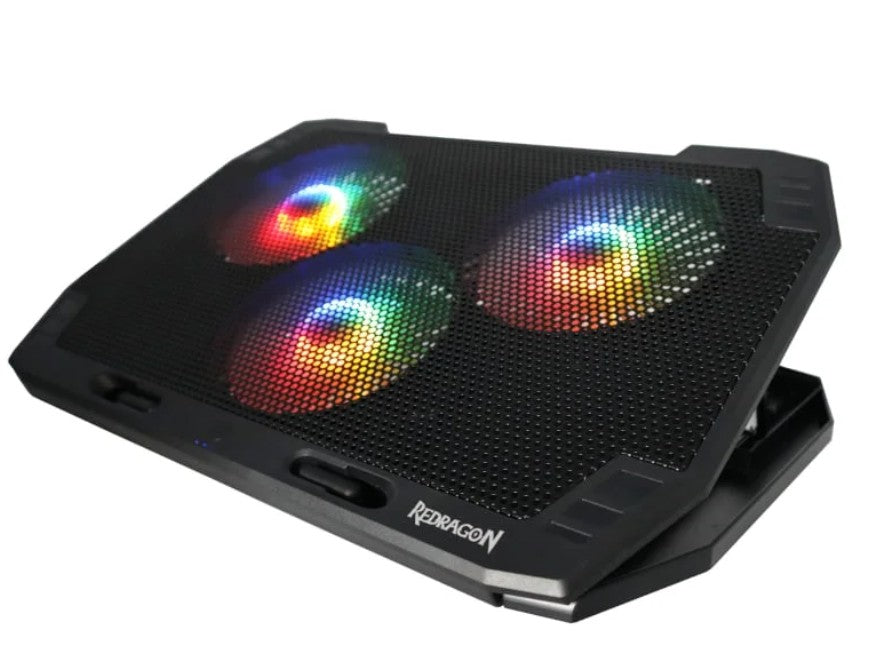 REDRAGON Dual USB 3 Fan RGB Gaming Notebook Stand