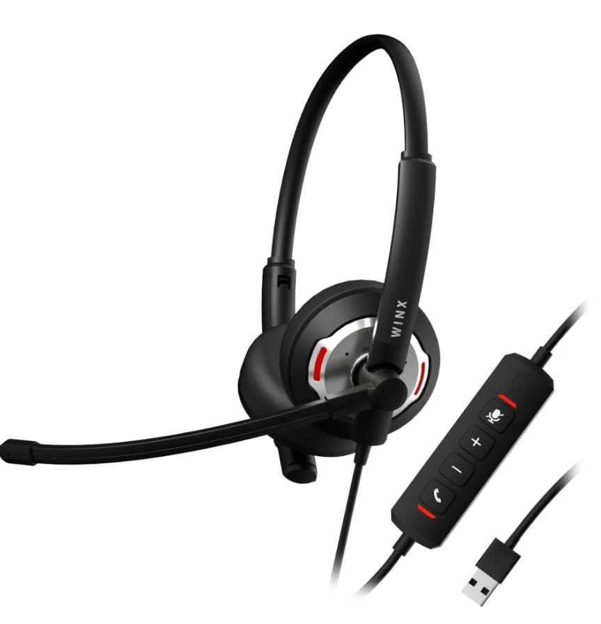 WINX CALL Pro AI Noise Cancelling Mic Headset