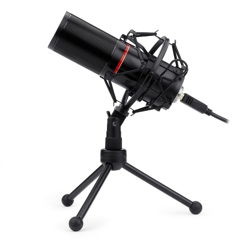 REDRAGON SEYFERT 3.5mm Aux Gaming Mic and Tripod – Black