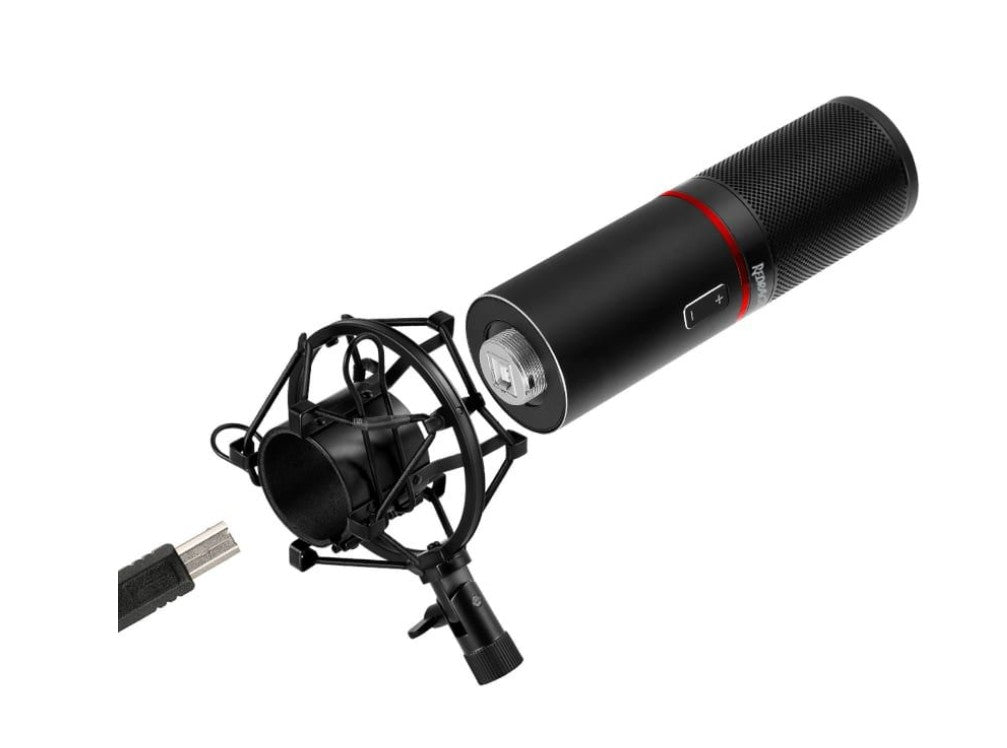 REDRAGON SEYFERT 3.5mm Aux Gaming Mic and Tripod – Black