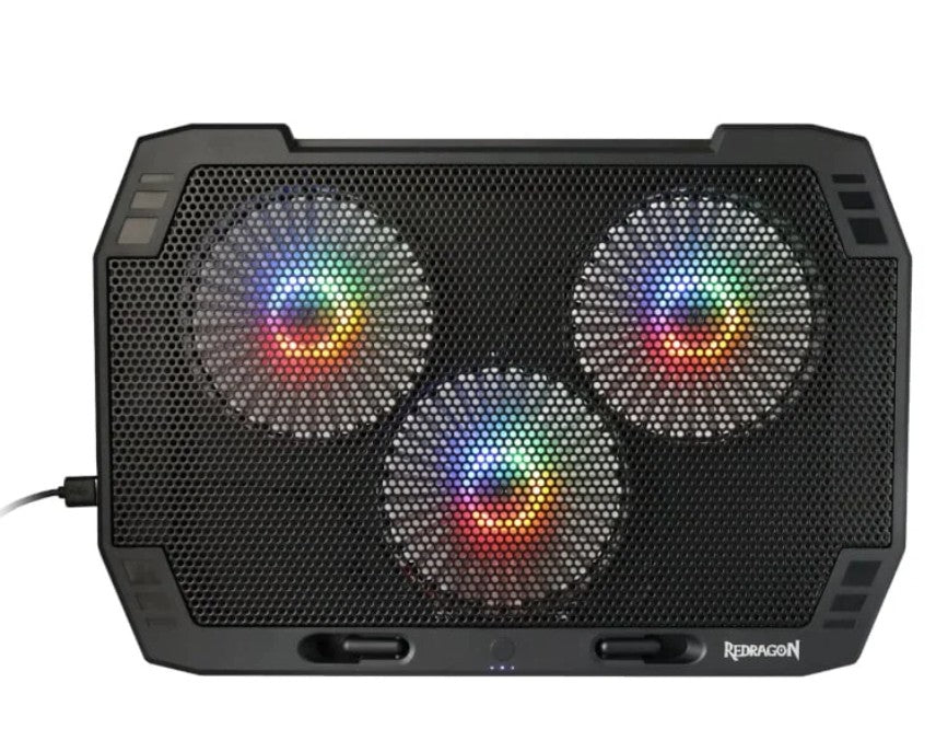 REDRAGON Dual USB 3 Fan RGB Gaming Notebook Stand