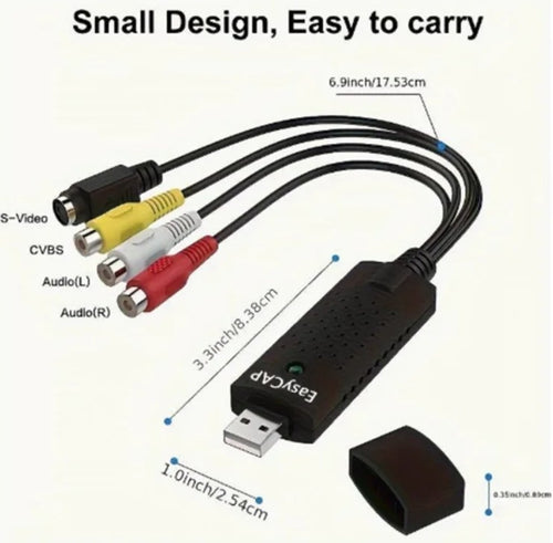 Easycap USB 2.0 Video TV DVD VHS Audio Capture Adapter
