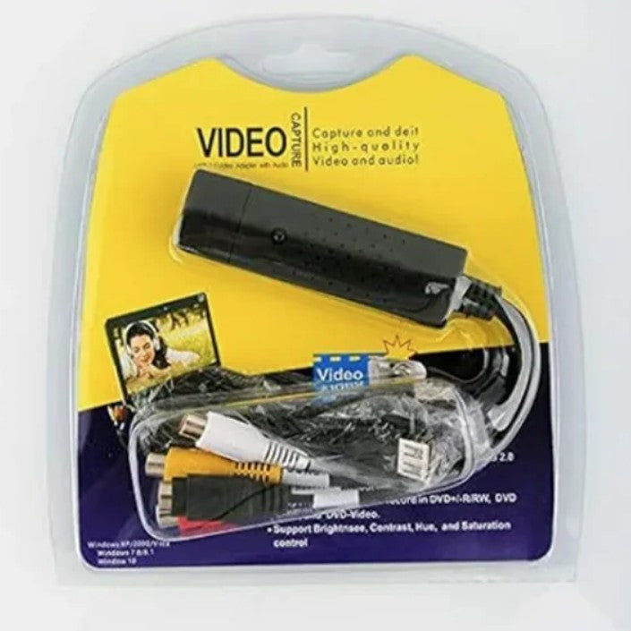 Easycap USB 2.0 Video TV DVD VHS Audio Capture Adapter