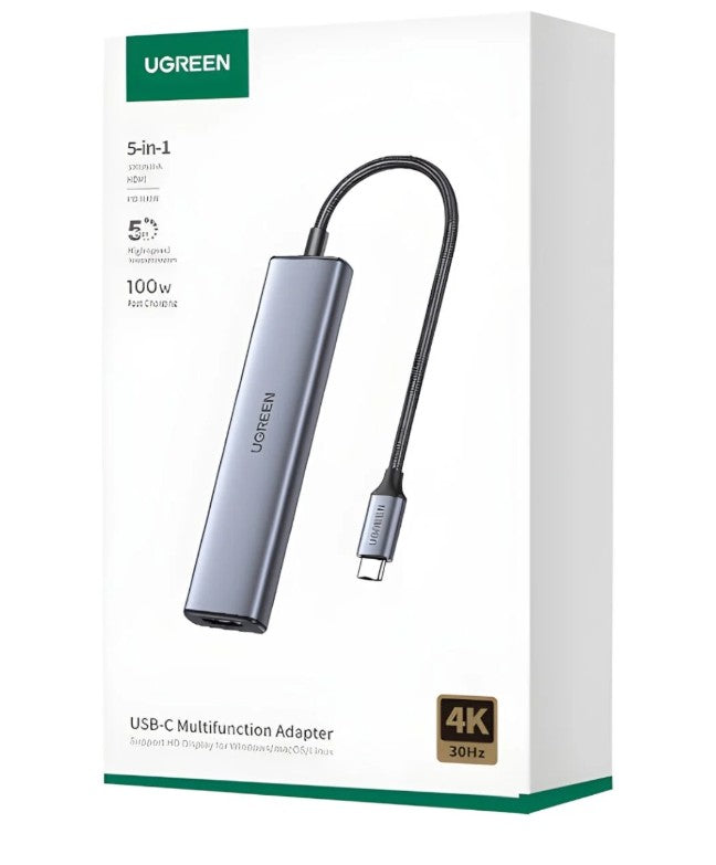 UGREEN Revodok 5-in-1 Type-C Hub - advanced multiport adapter